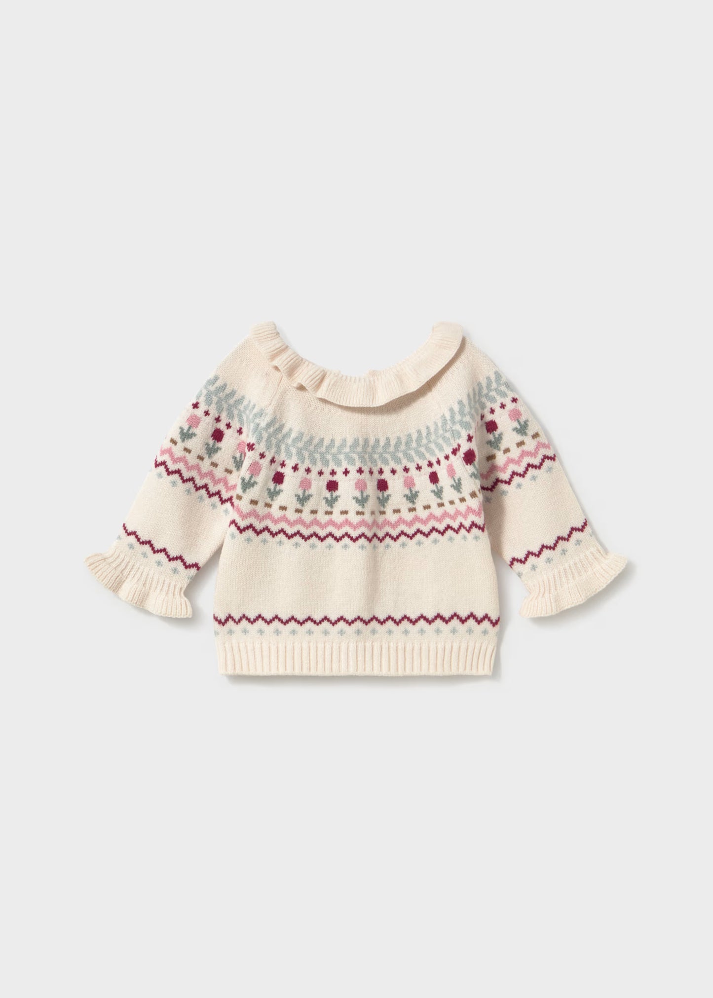 Camisola de tricot para bebé menina, mayoral