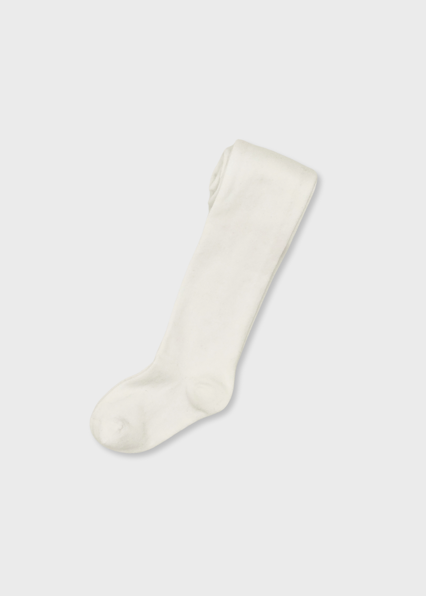 Collant liso branco