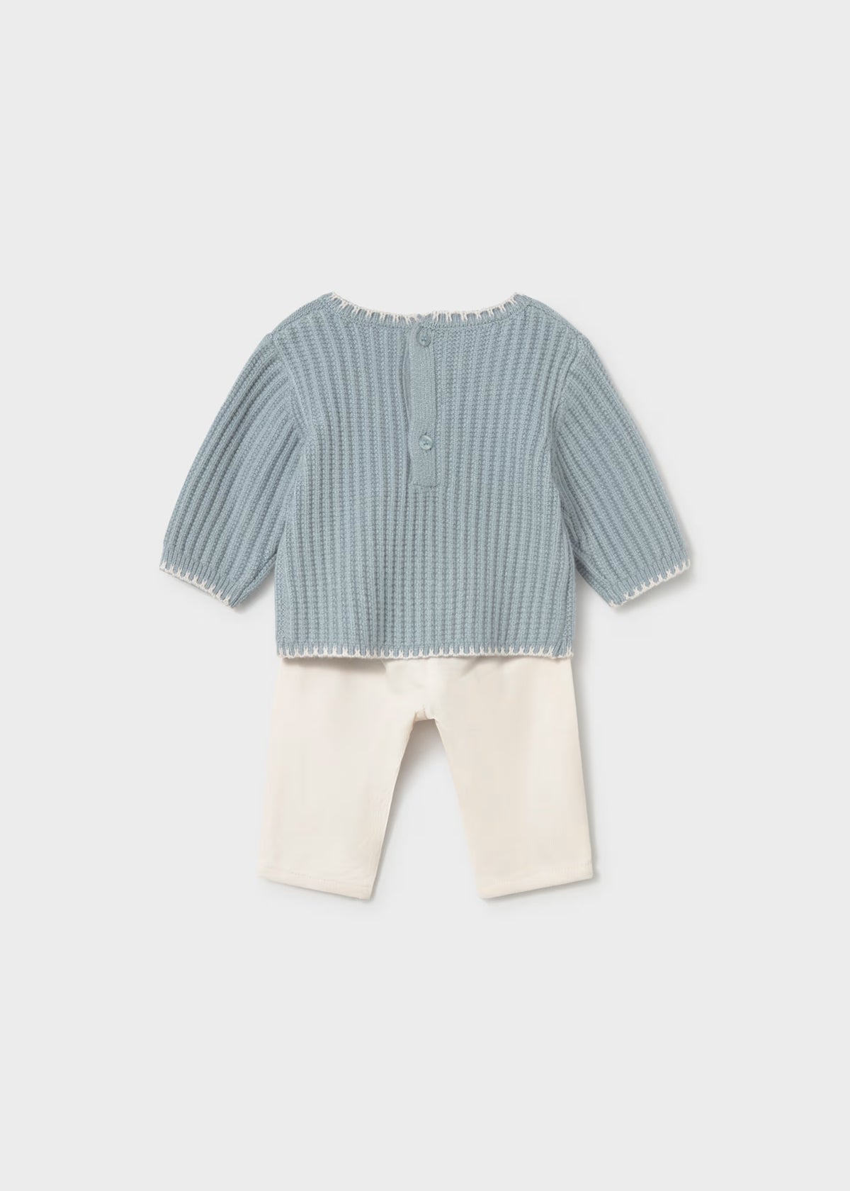 Conjunto camisola e calças para bebé menina