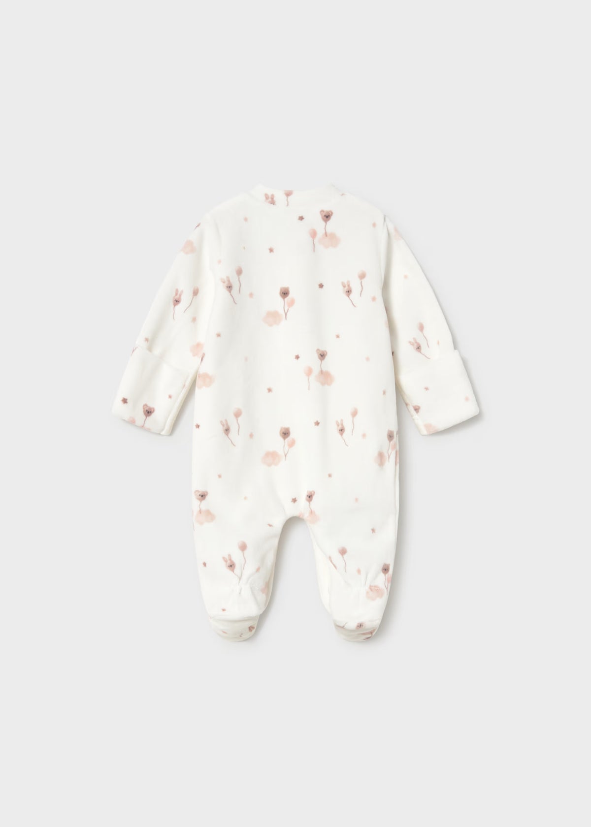 Babygrow de veludo com bolso, mayoral