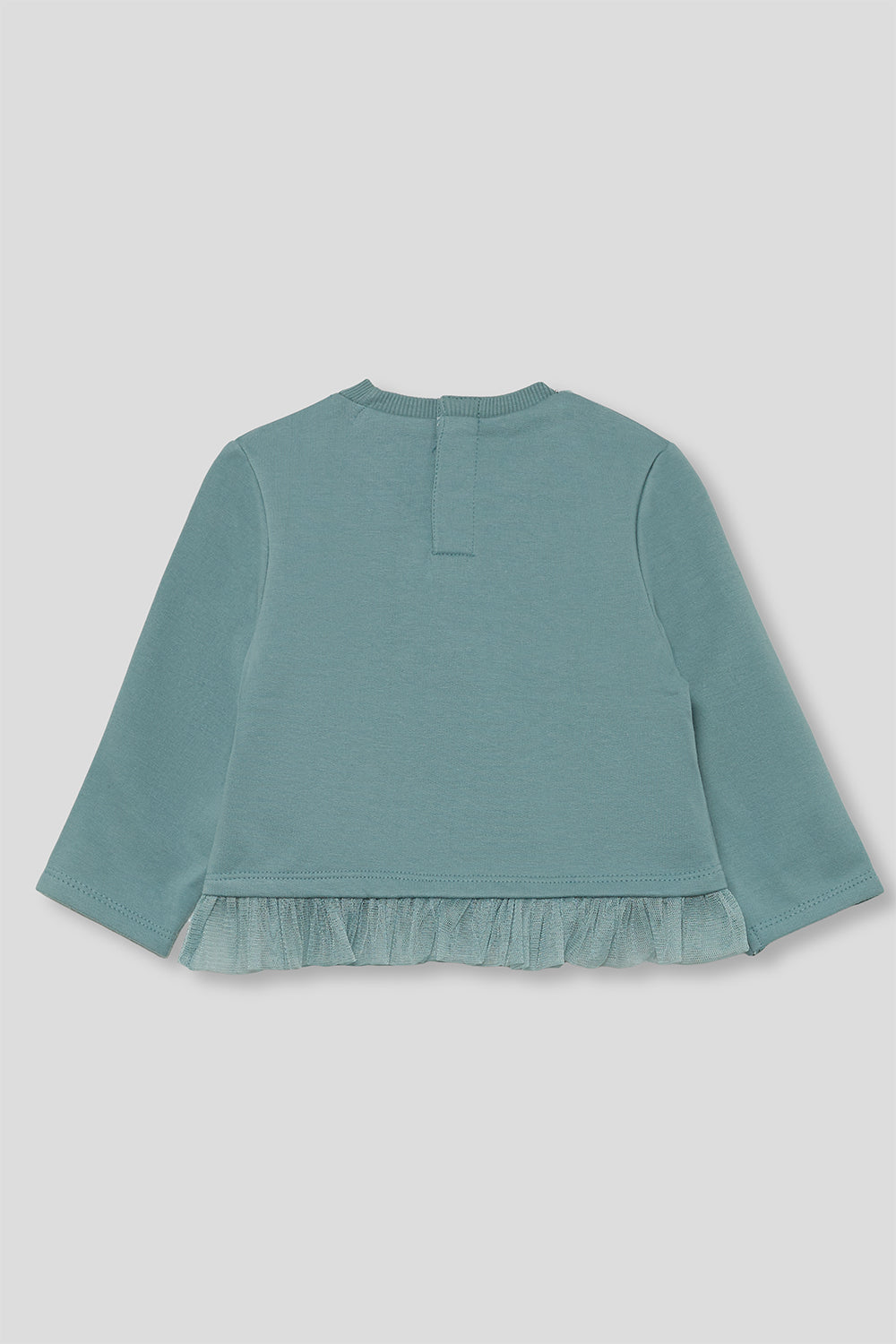 Camisola cardada com laço de menina