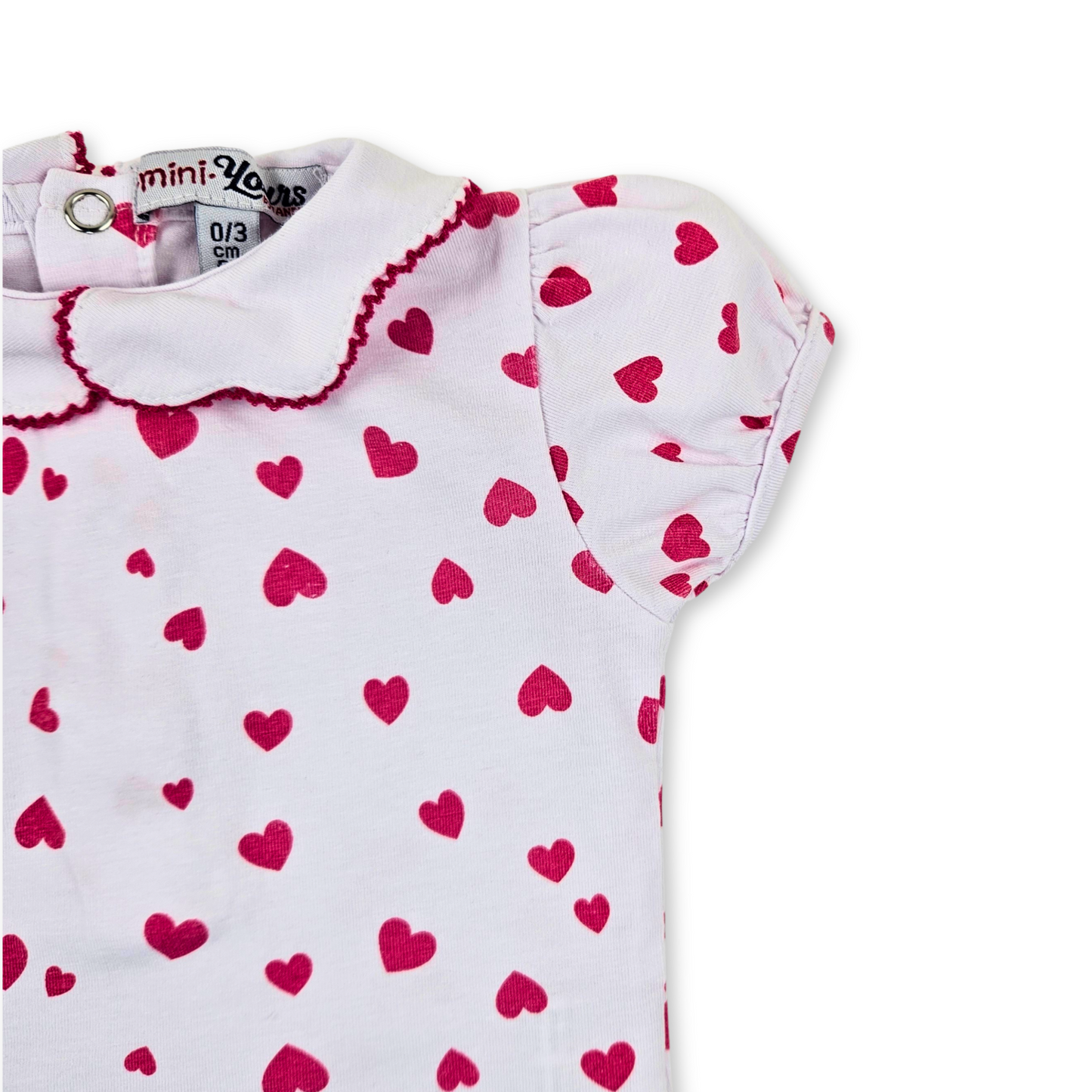 Conjunto de menina de t-shirt e calção