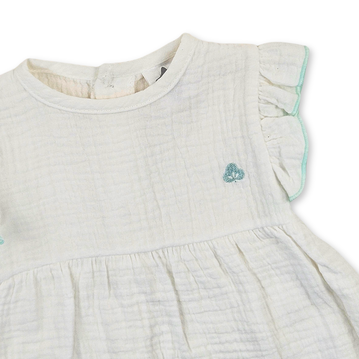 Vestido branco em algodão orgânico
