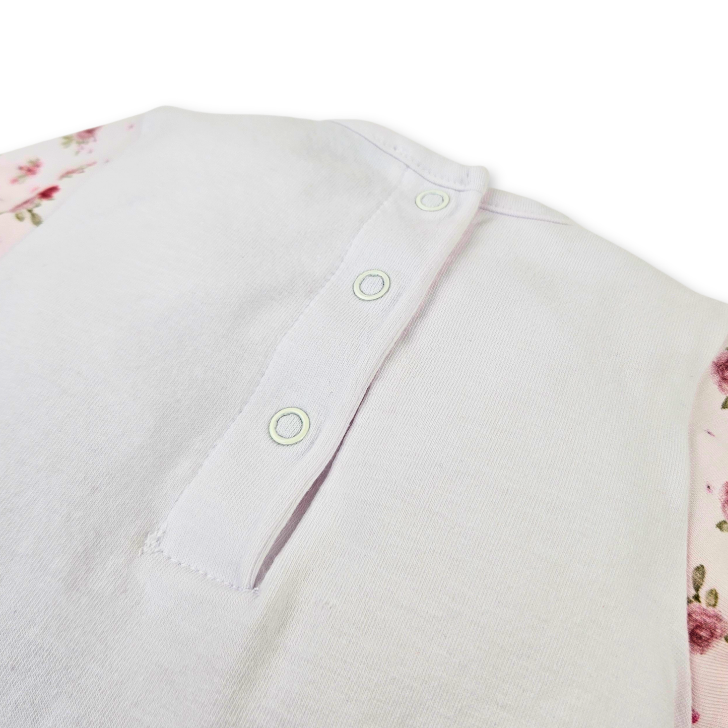 Vestido combinado recém nascida