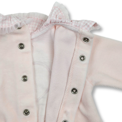 Babygrow Cor de Rosa em Veludo