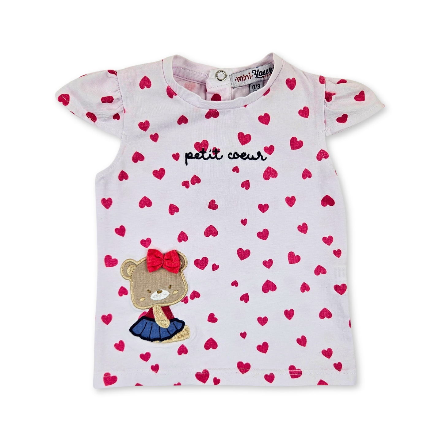 Conjunto de t-shirt e calção de bebé