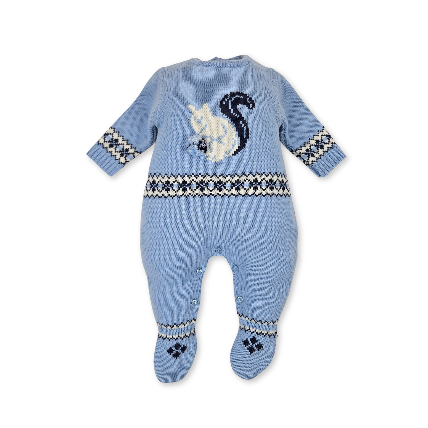 Babygrow em Malha Azul Marinho