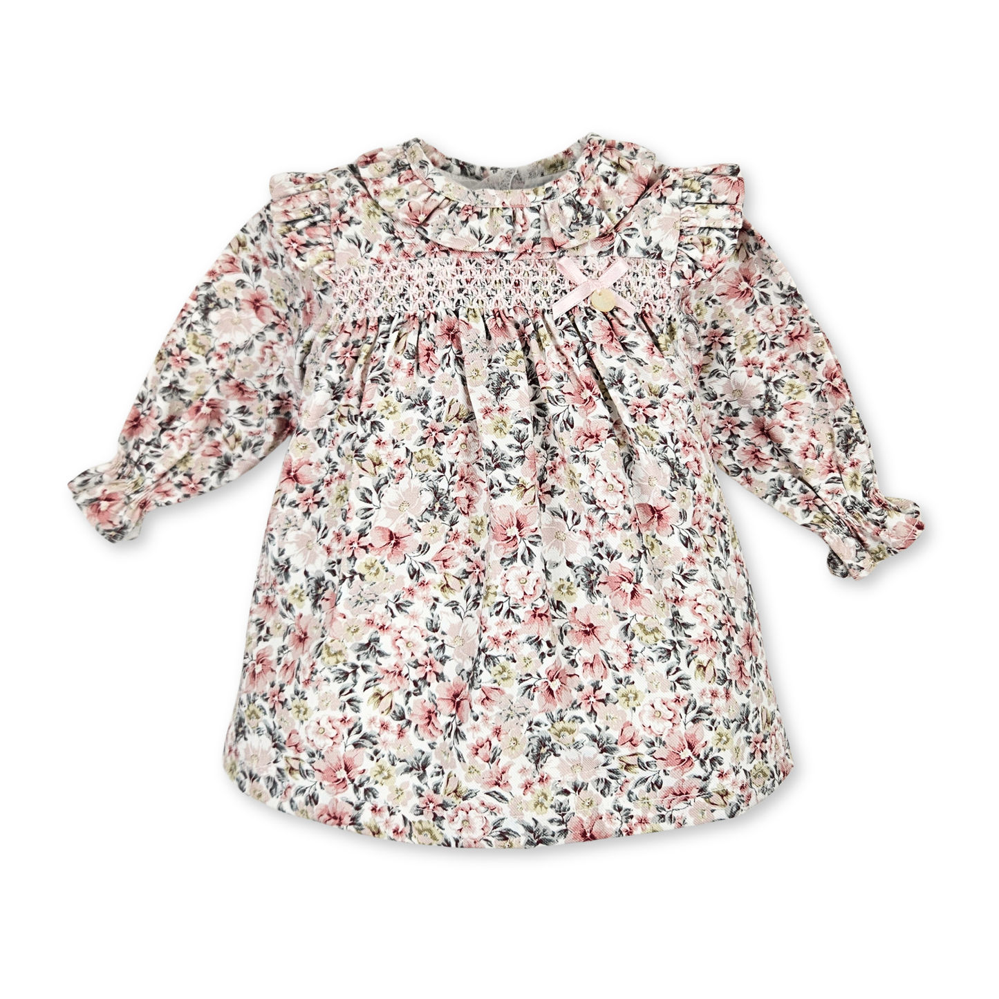 Vestido de bebé com Flores