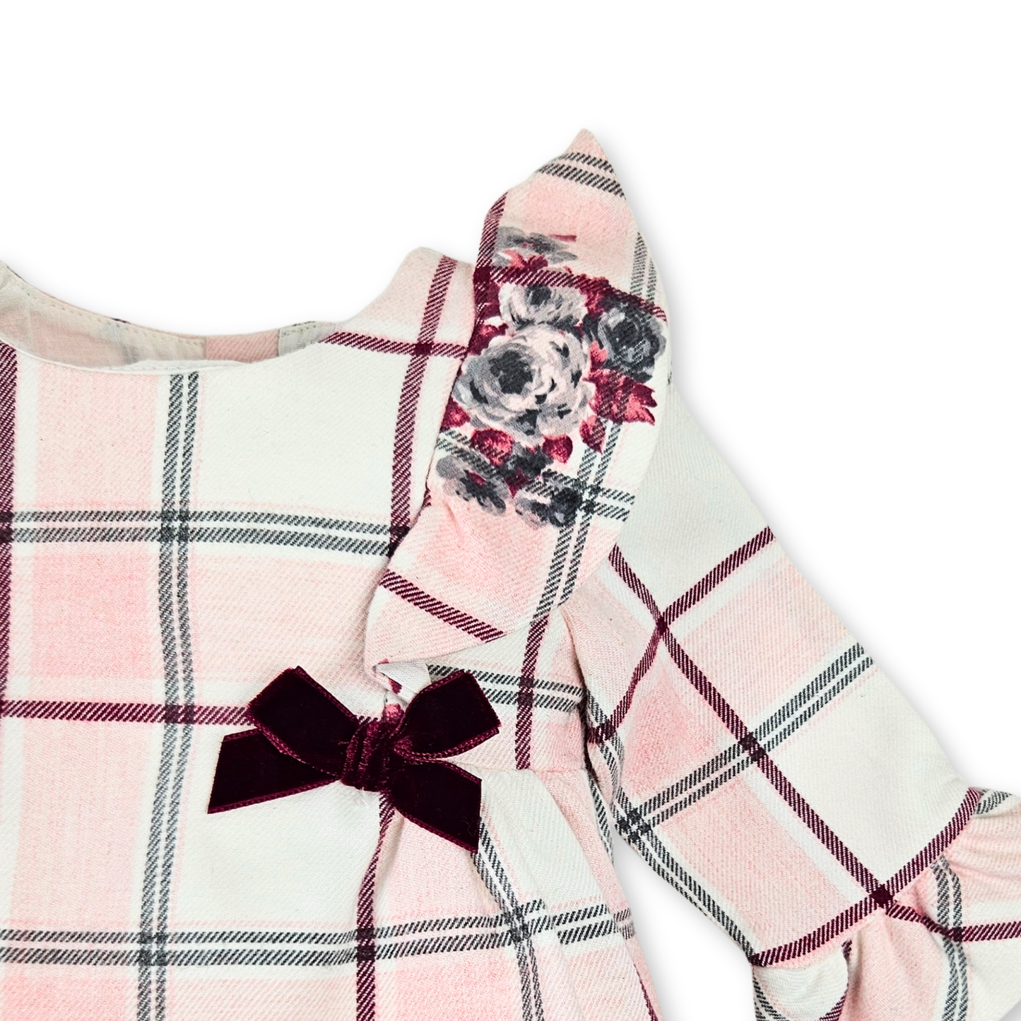 Vestido de Bebé ao Xadrez