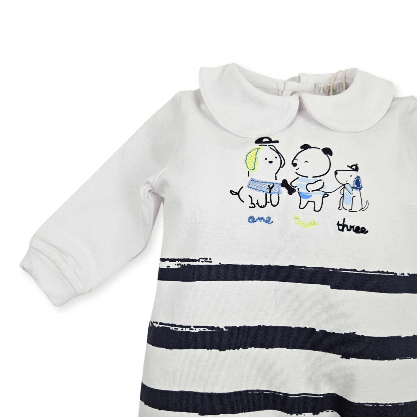 Babygrow algodão de manga comprida