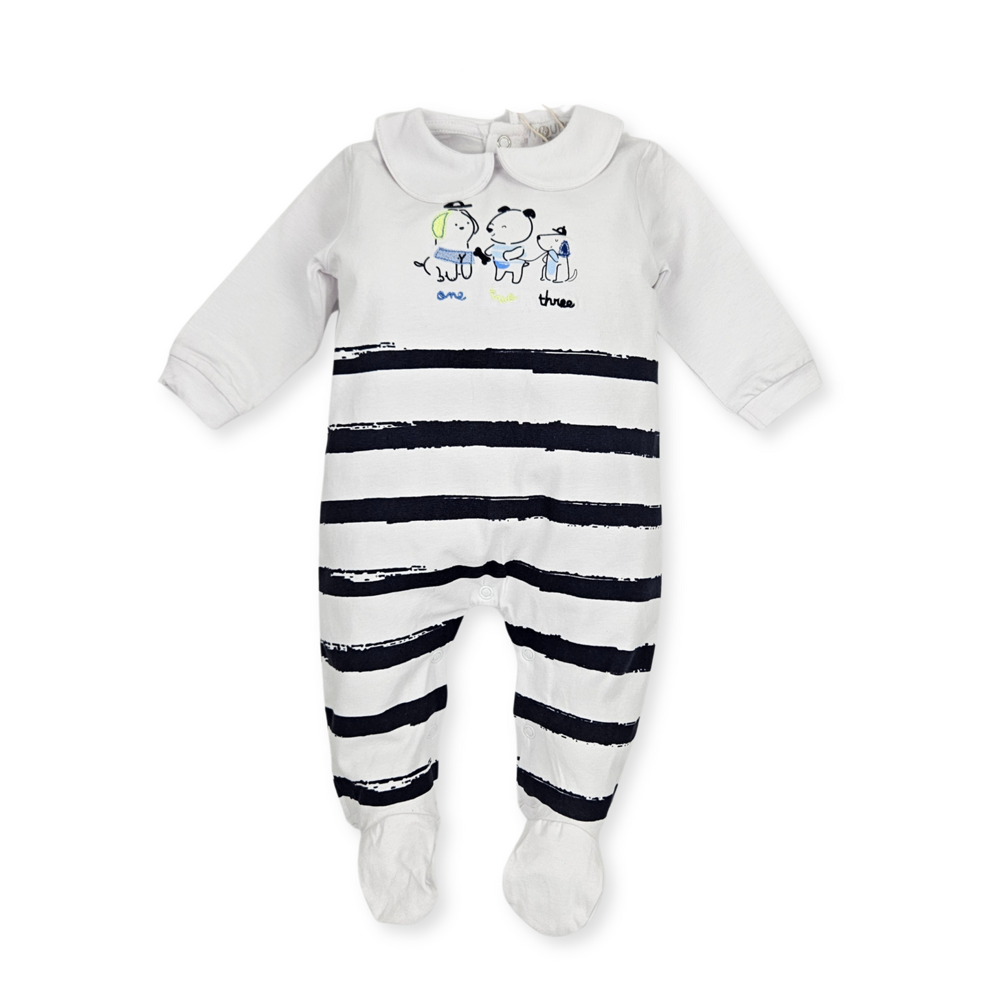 Babygrow algodão de manga comprida