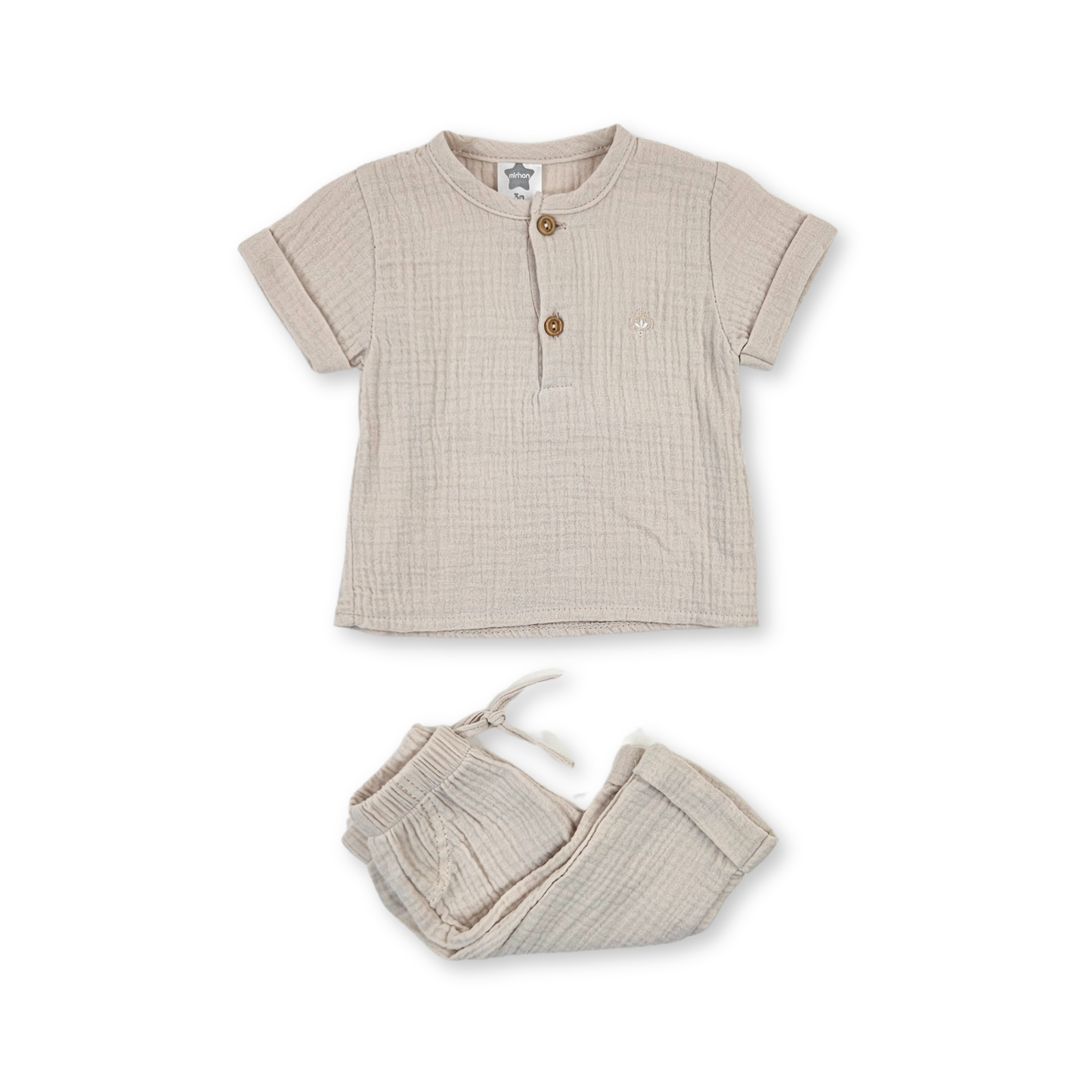 Camisola e Calça em Musselina Algodão