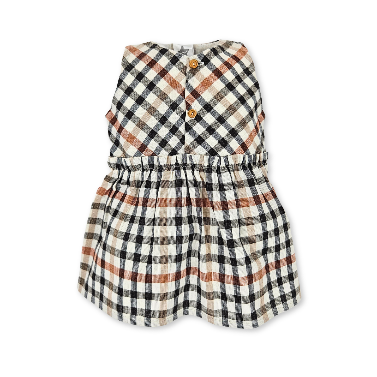 Vestido em Algodão ao Xadrez