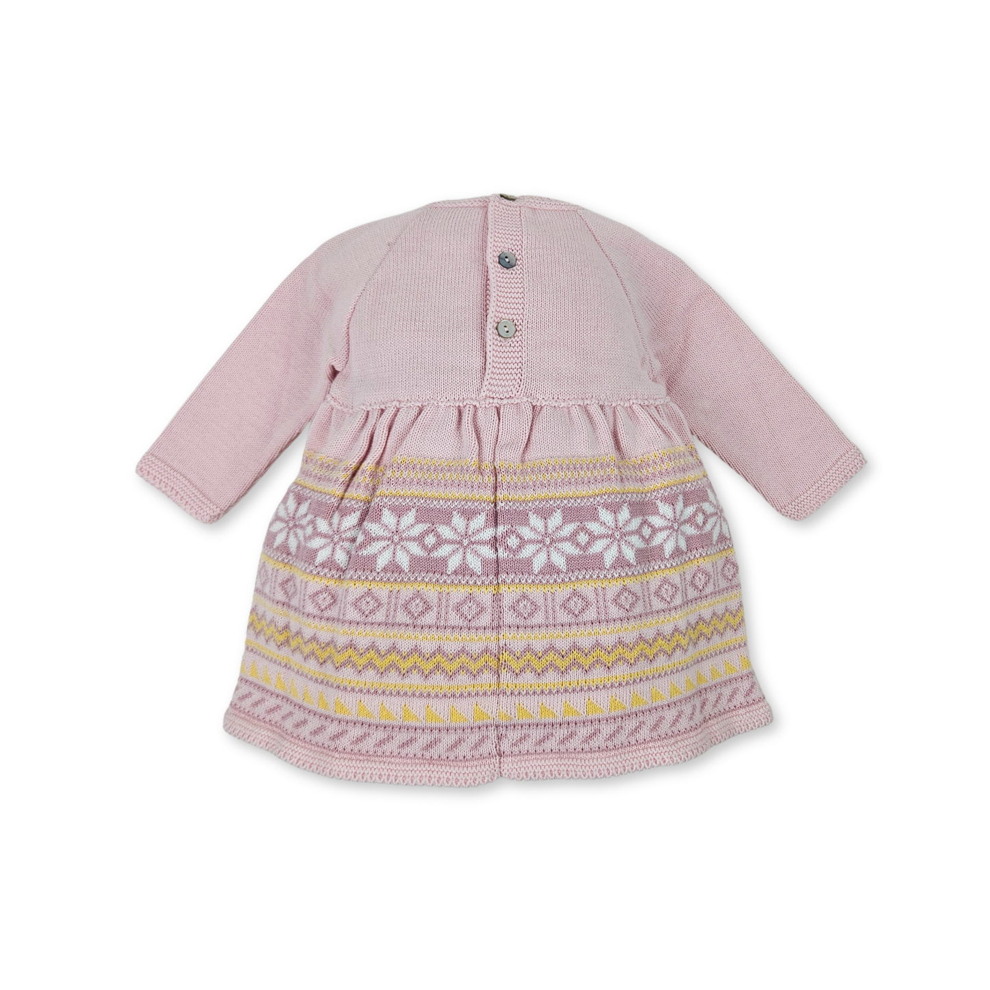 Vestido e Tapa Fralda Cor de Rosa