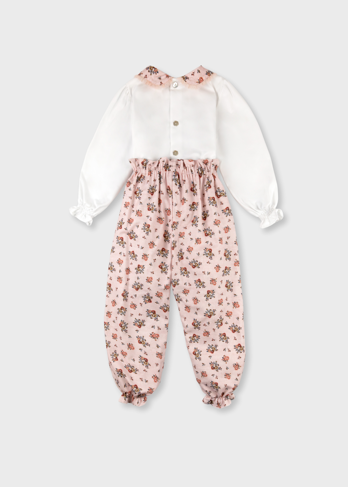 Calças e Camisola de menina flores