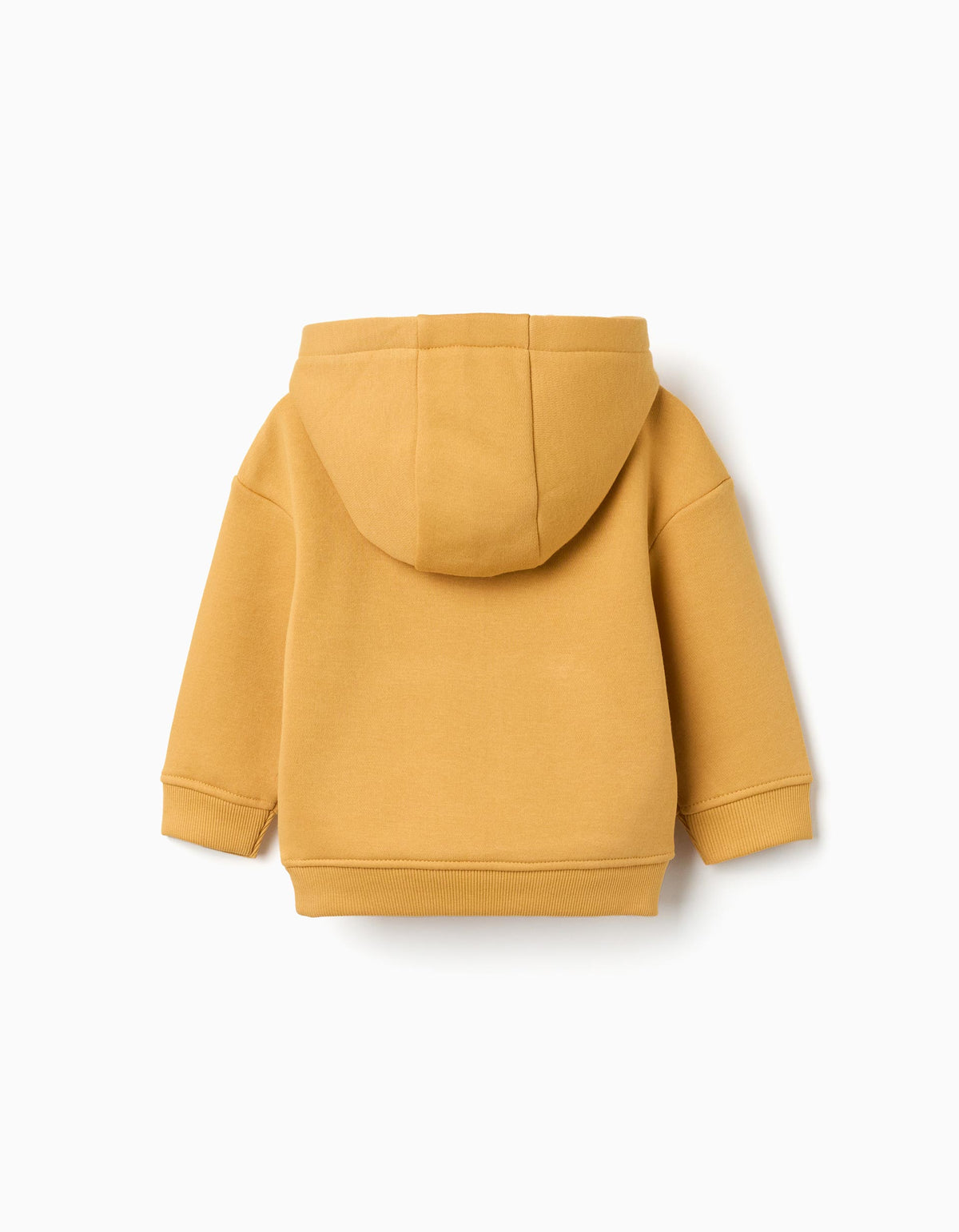 Sweat cardada com capuz Tiny Friends para bebé menino, amarelo