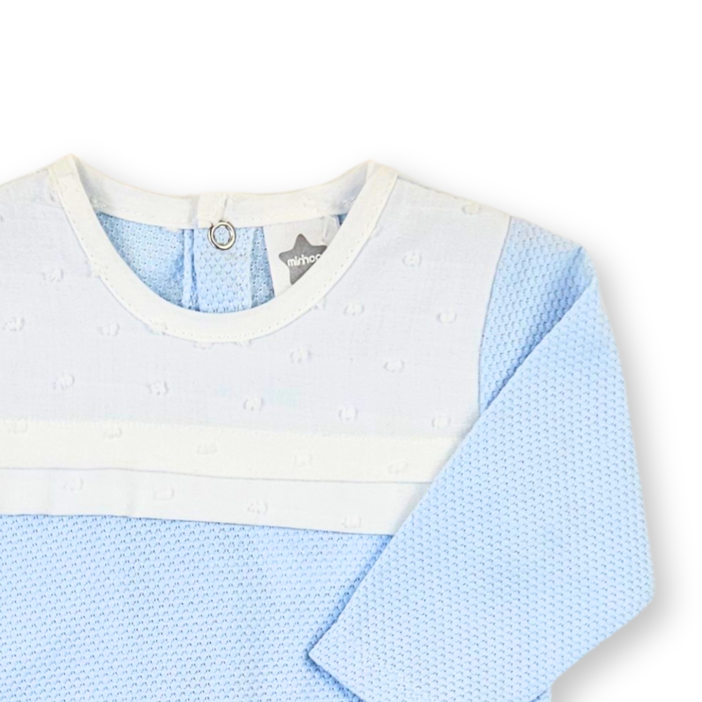 Babygrow de Algodão Azul Bebé