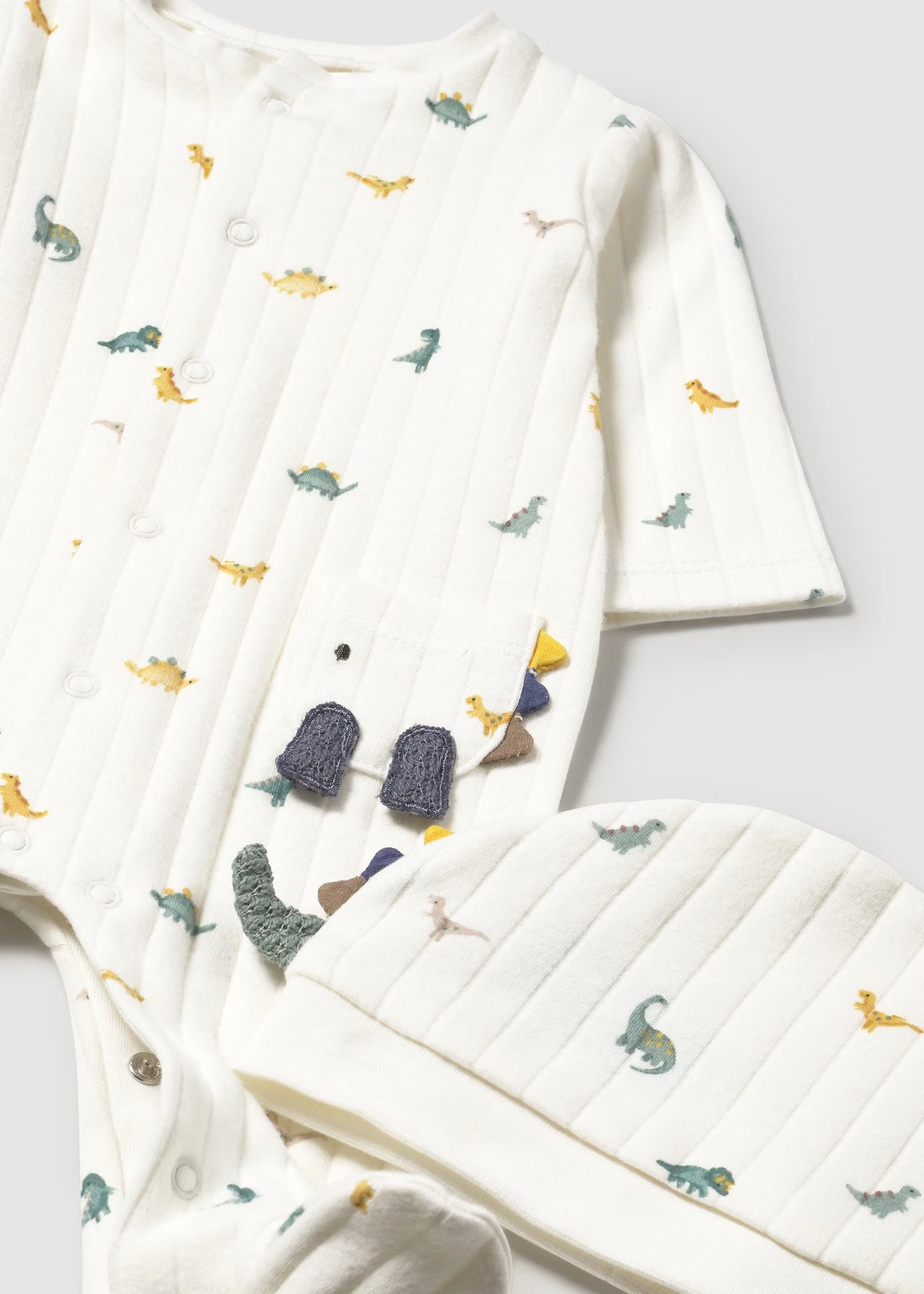 Babygrow com gorro recém nascido