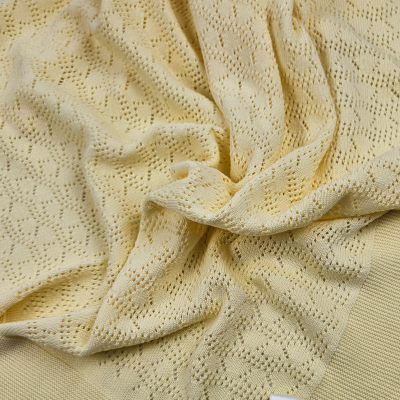 Manta Tricotada Amarela