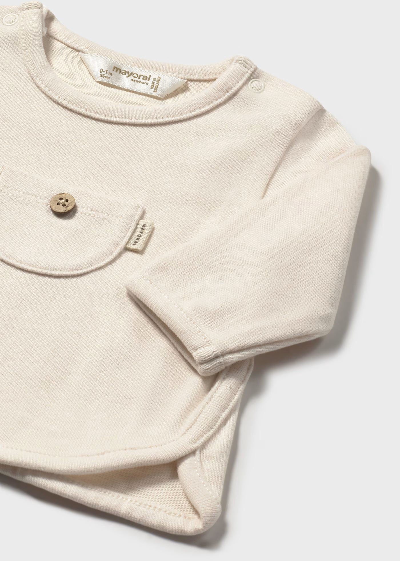 Camisola bolso recém nascido