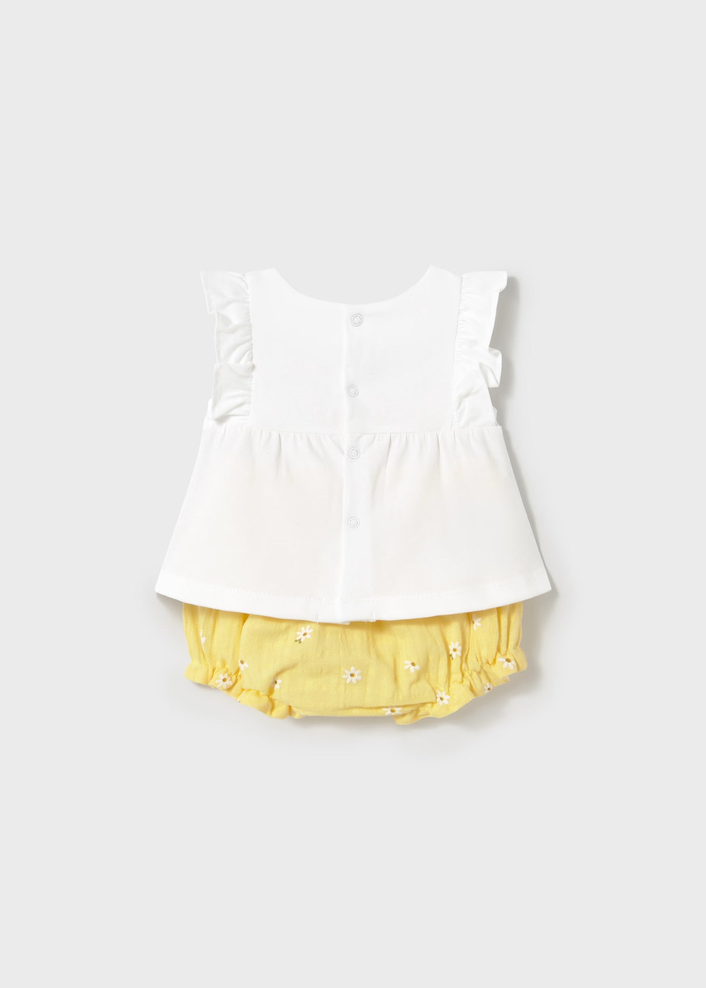 Conjunto tapa fraldas e t-shirt recém nascida
