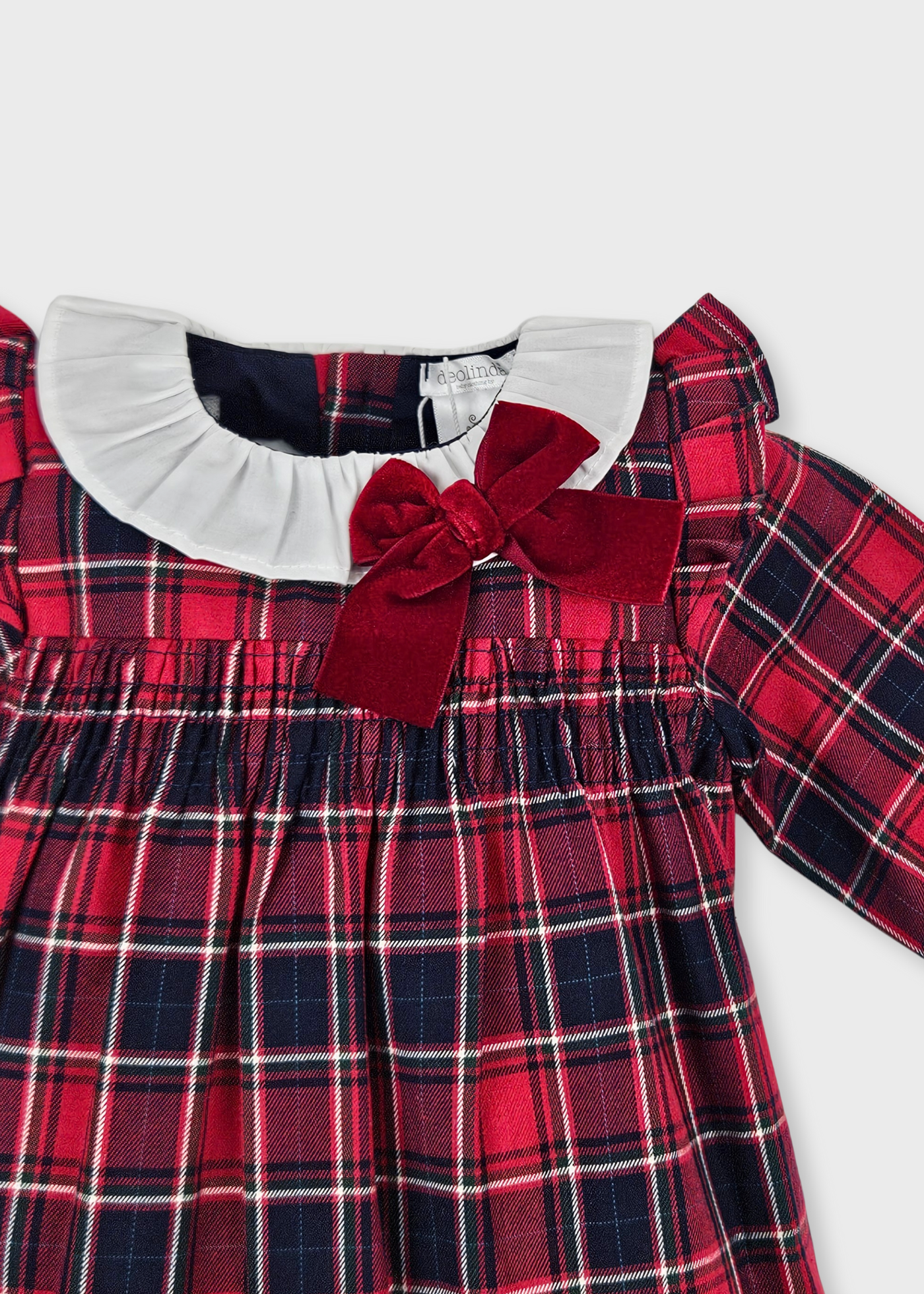 Vestido de bebé em algodão