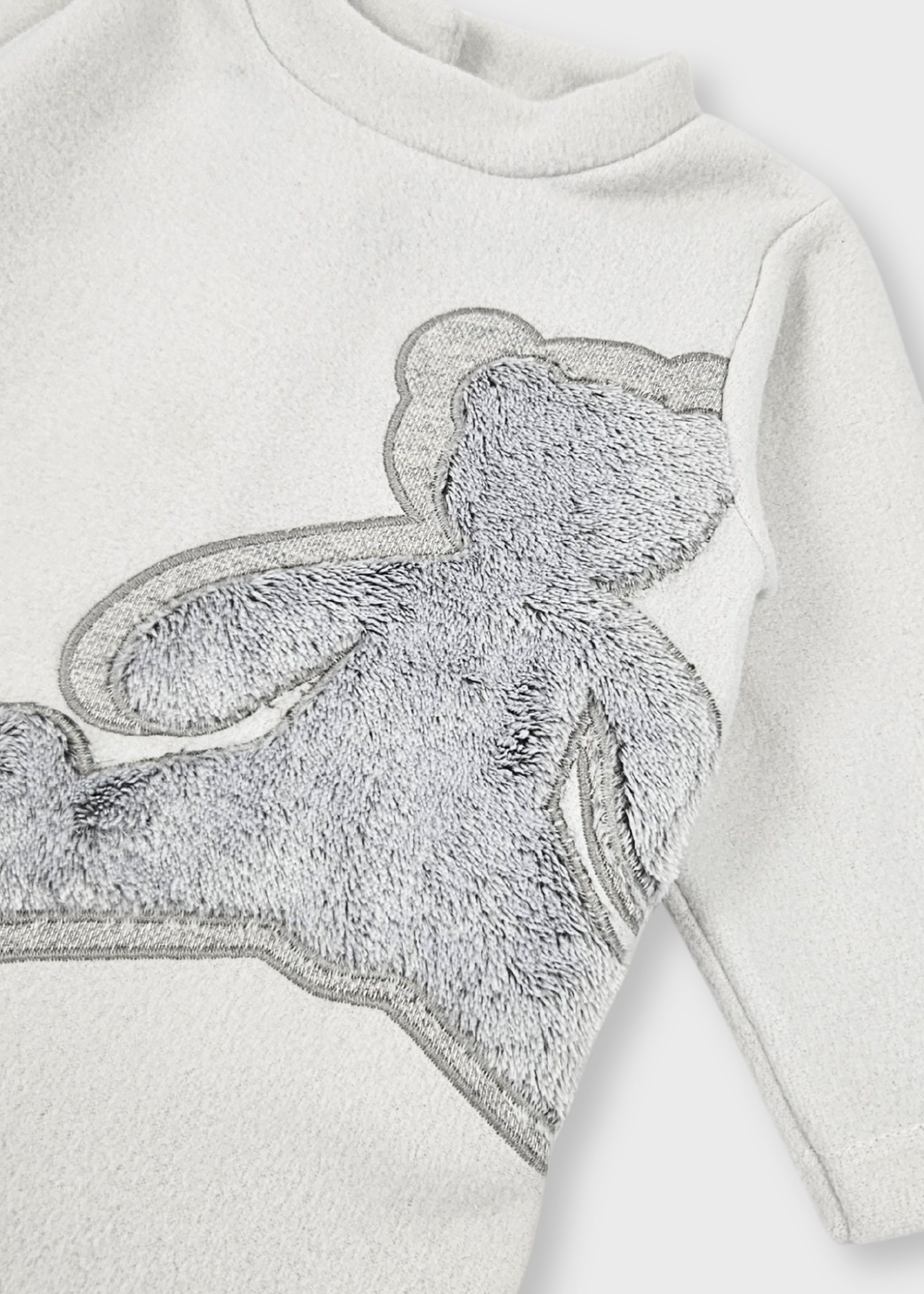 Babygrow Cinzento Cardado