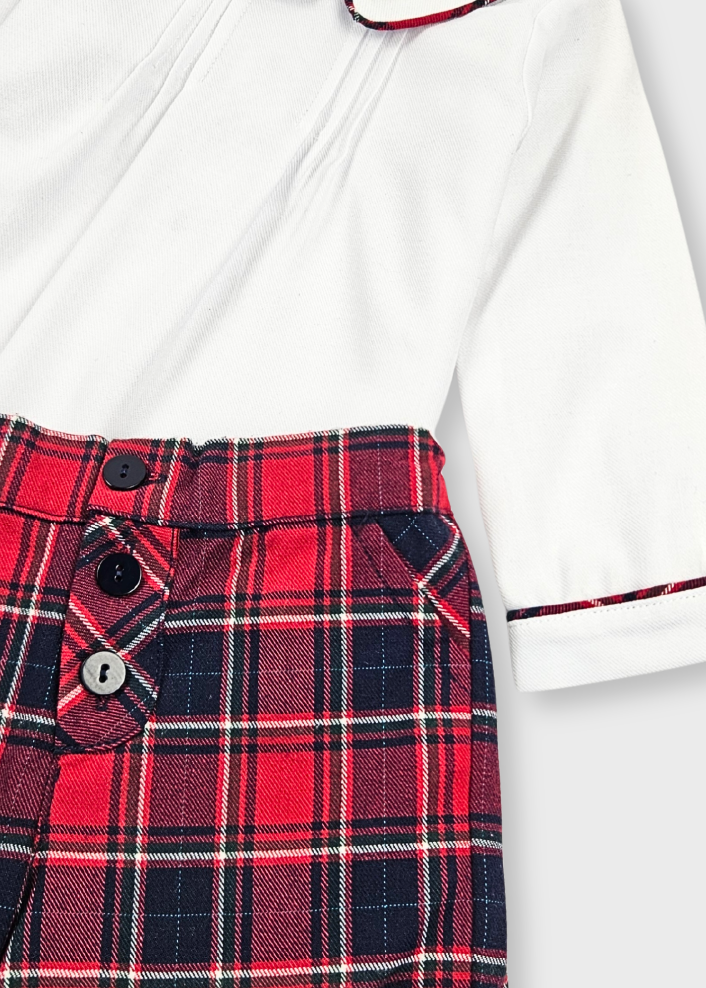 Conjunto de menino camisa e calção