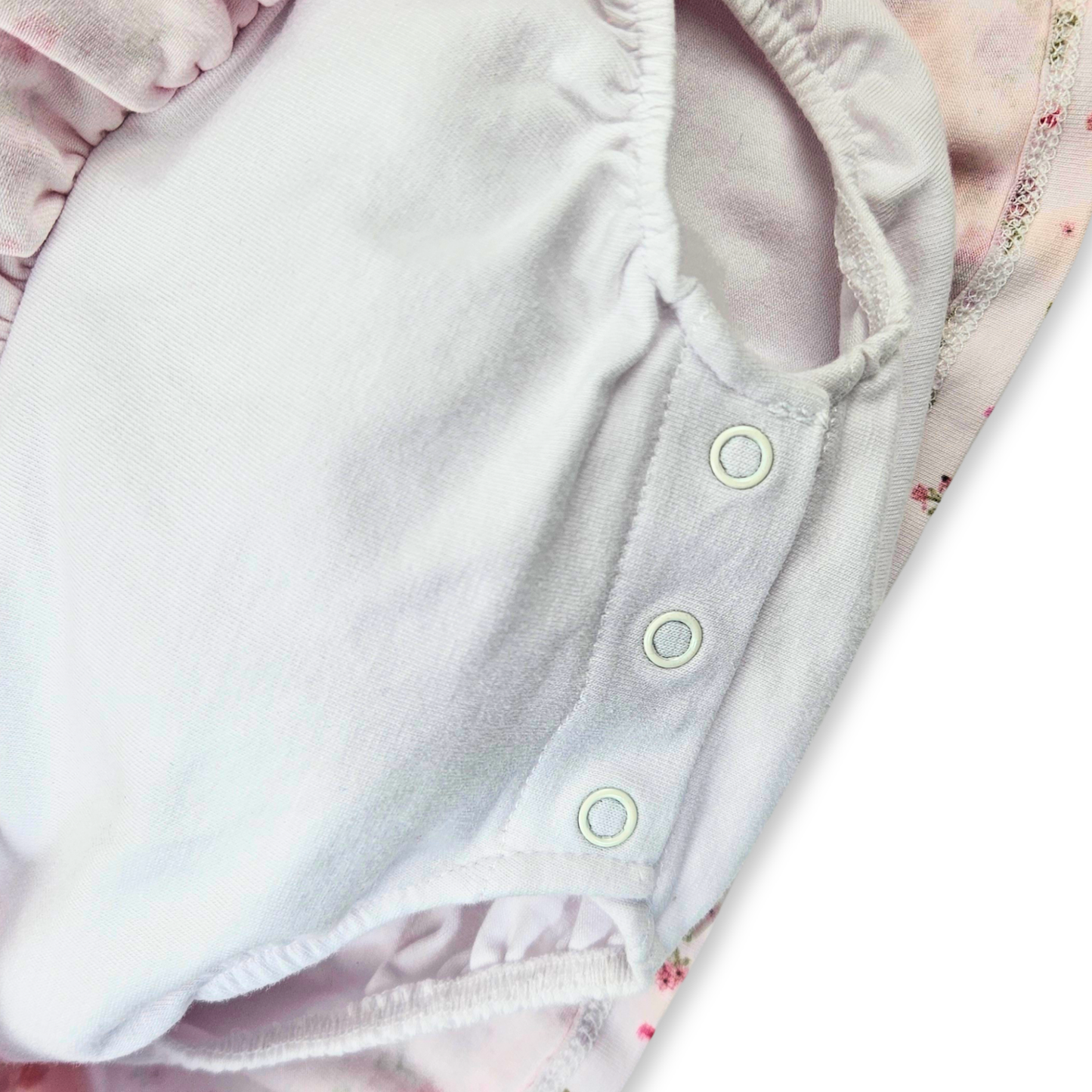 Vestido combinado recém nascida