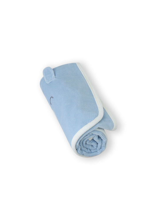 Manta de bebé menino em veludo