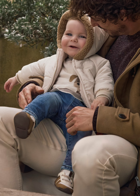 Calças ganga recém nascido