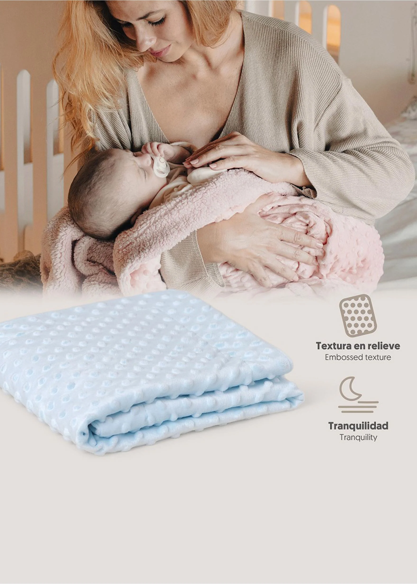 Manta de bebé interbaby