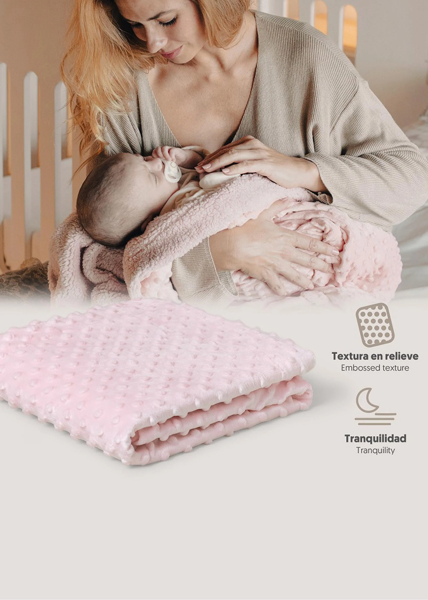 Manta de bebé interbaby