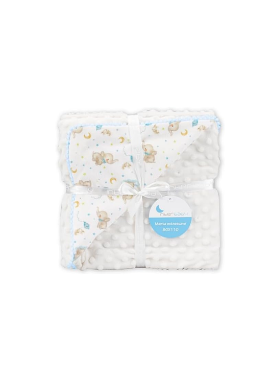Manta de bebé cardada