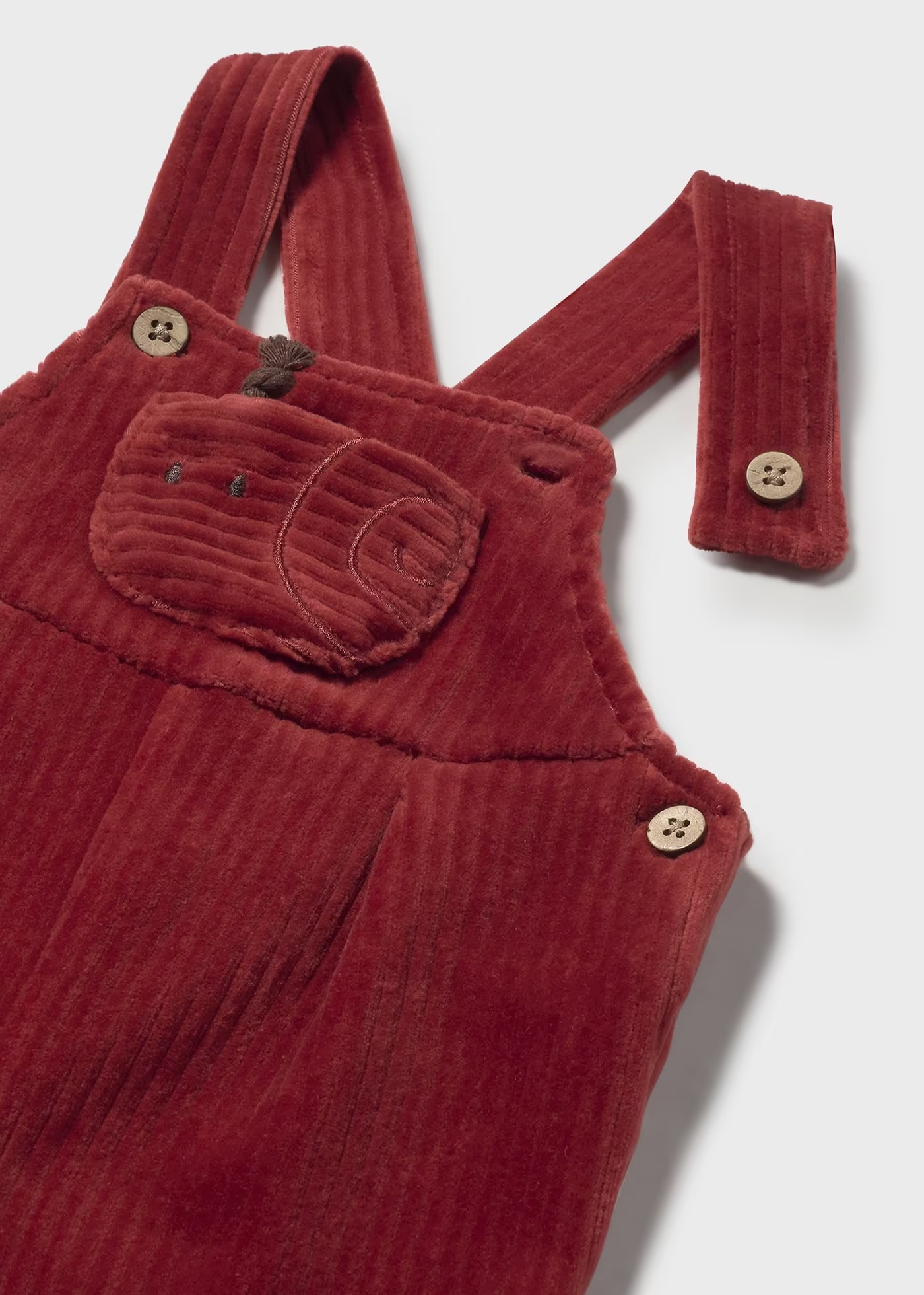 Jardineira bombazina recém nascido