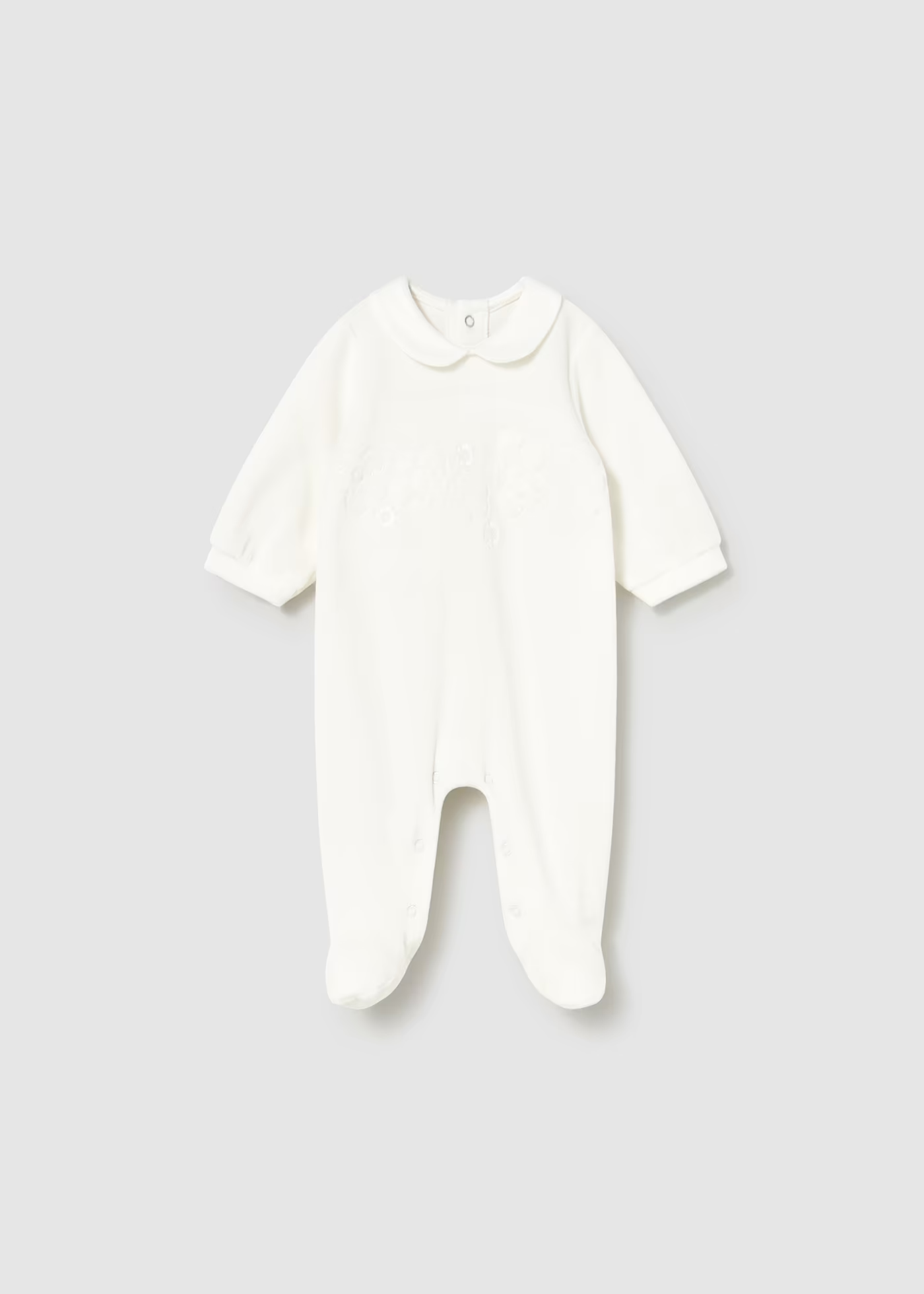 Babygrow aveludado recém nascida