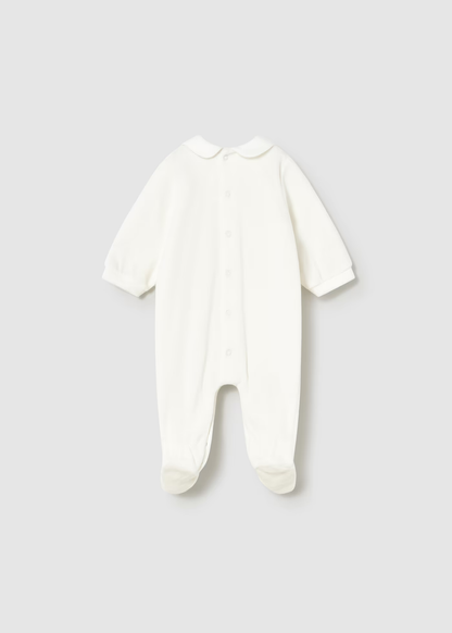 Babygrow aveludado recém nascida