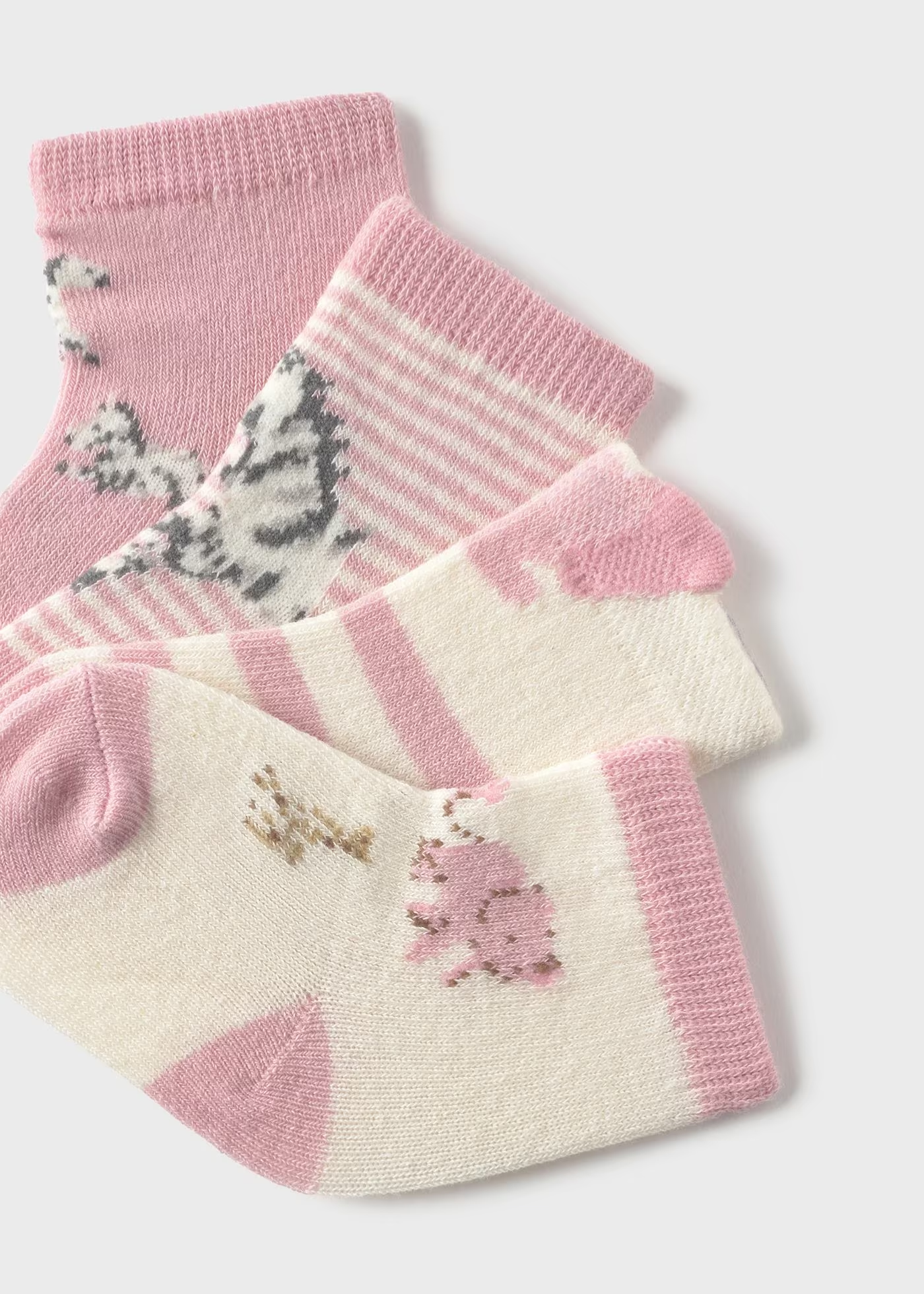 Pack 4 meias recém nascida