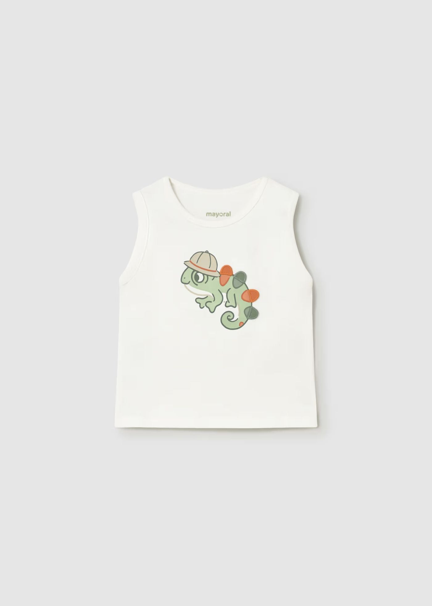 T-shirt de alças interativa, menino