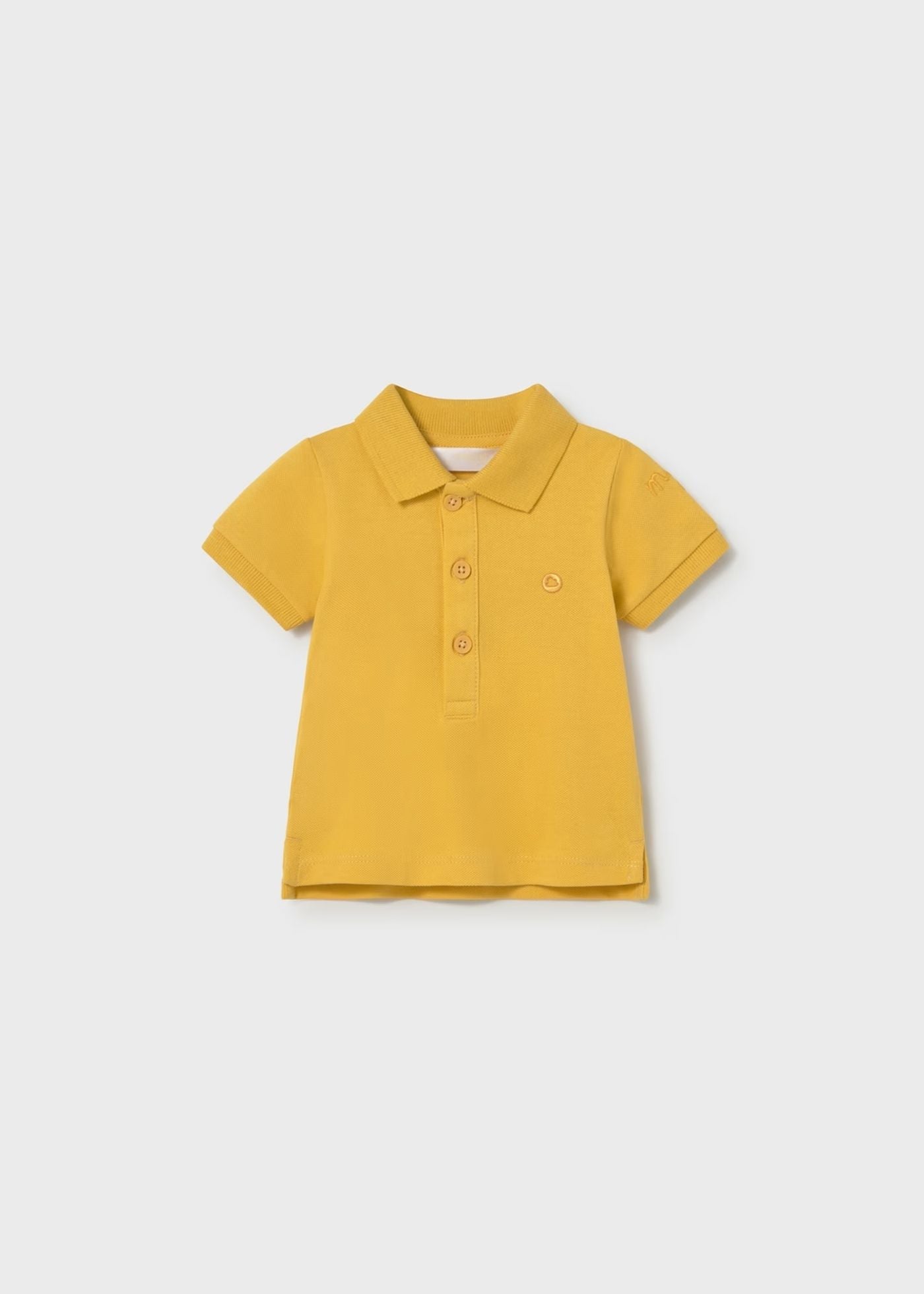 Polo recém nascido amarelo, menino
