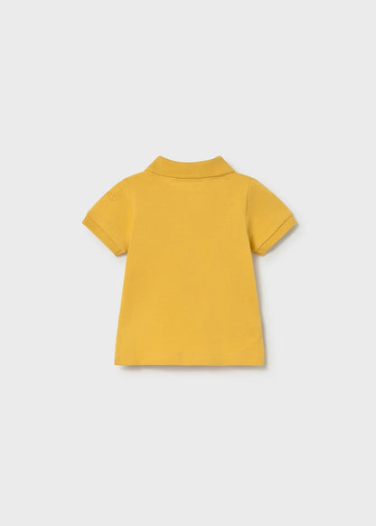 Polo recém nascido amarelo, menino