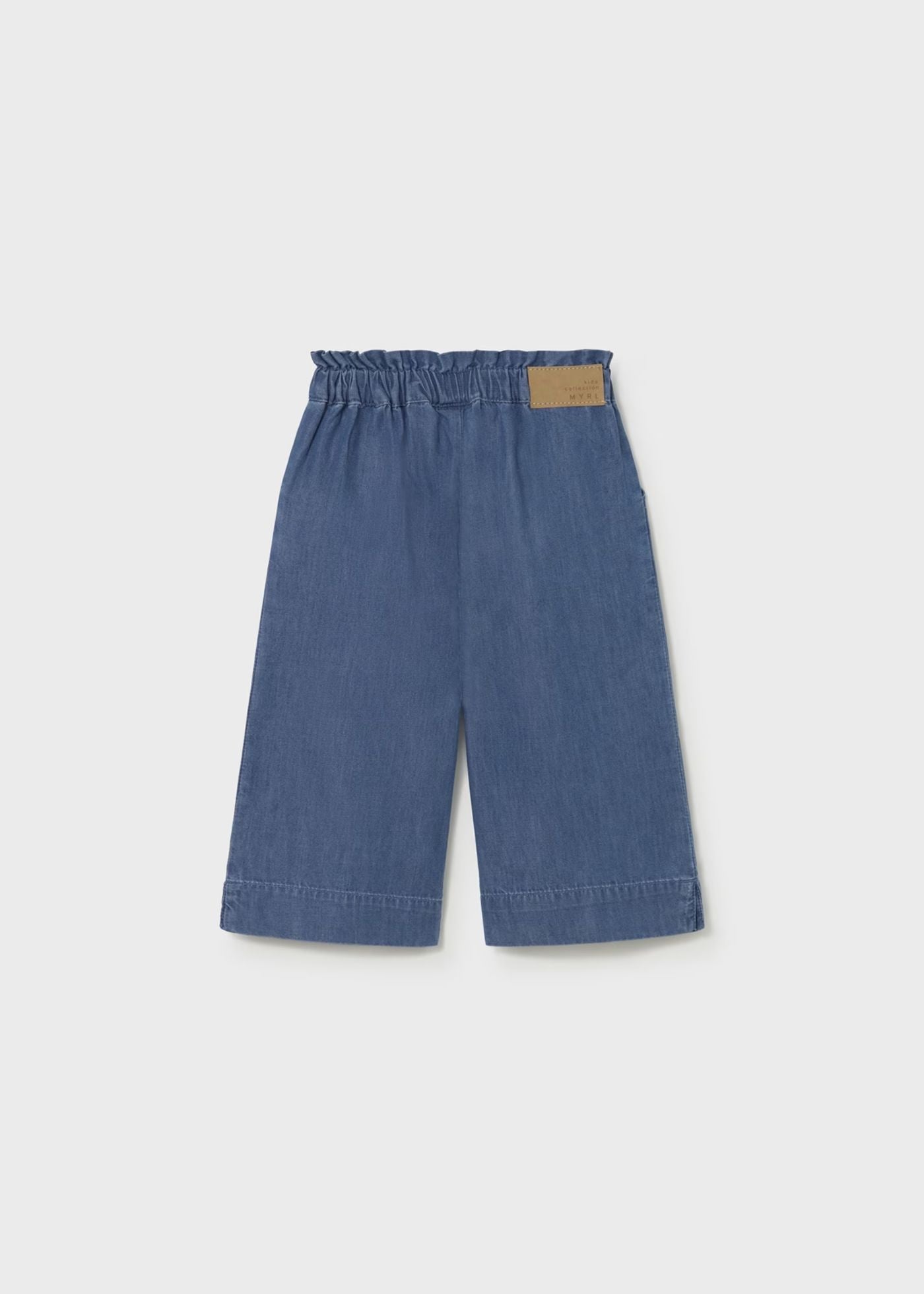 Calças fluidas de bebé menina