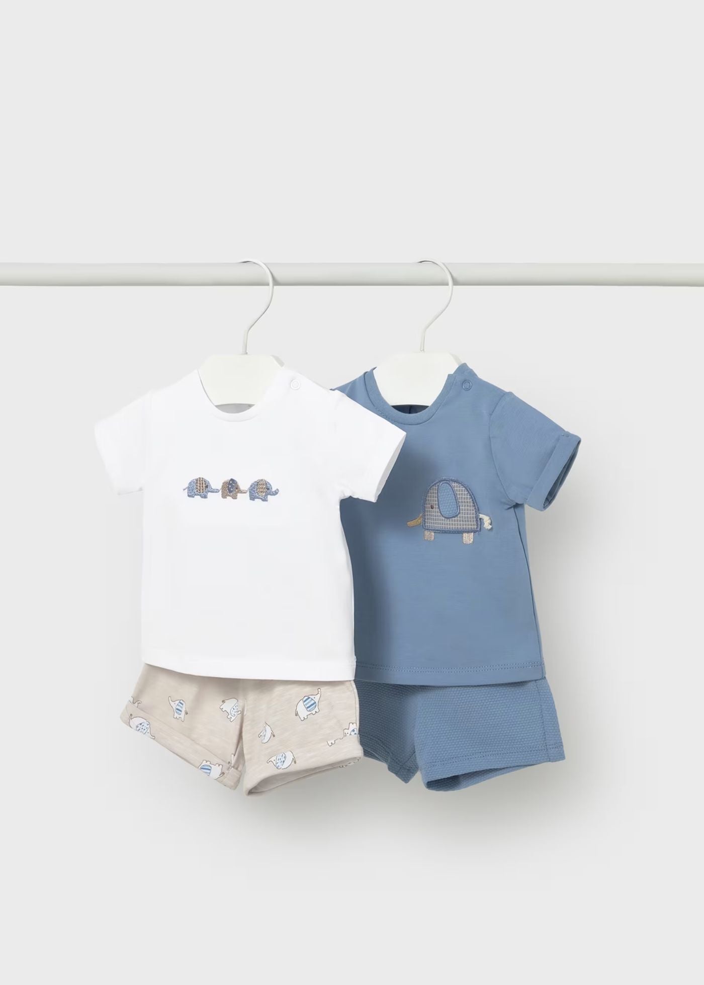 Conjunto 4 peças calções recém nascido