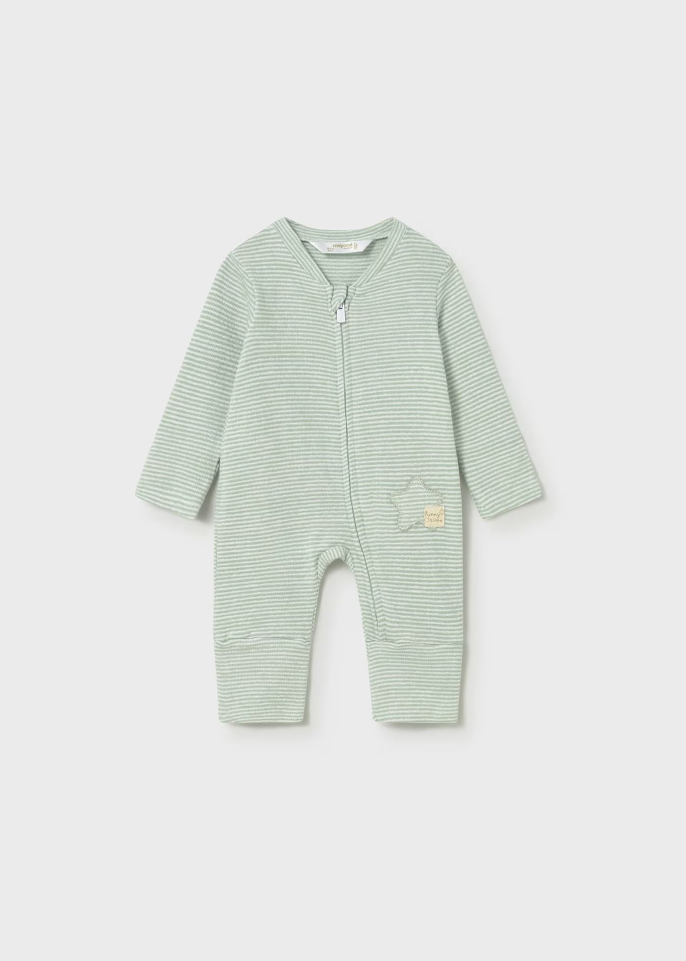 Babygrow ás riscas de recém nascido, mayoral