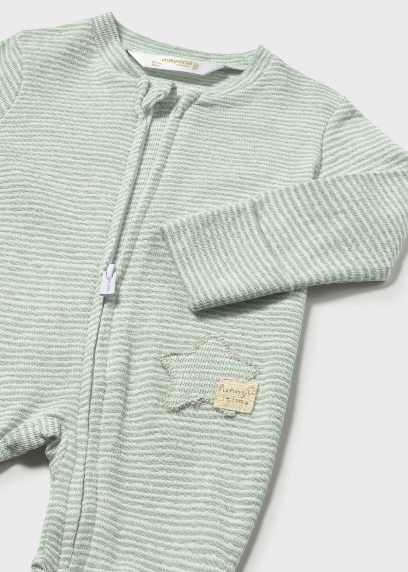 Babygrow ás riscas de recém nascido, mayoral