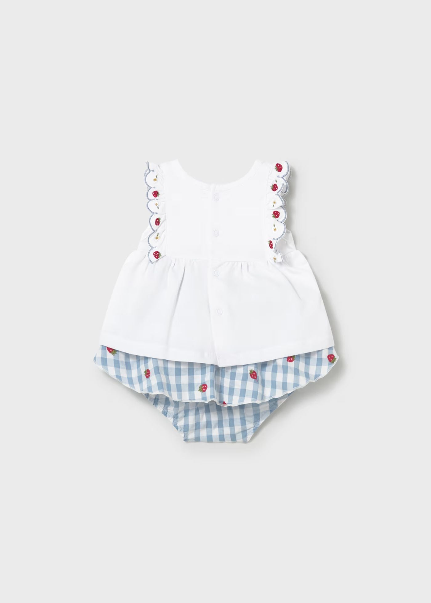 Conjunto saia e t-shirt recém nascida