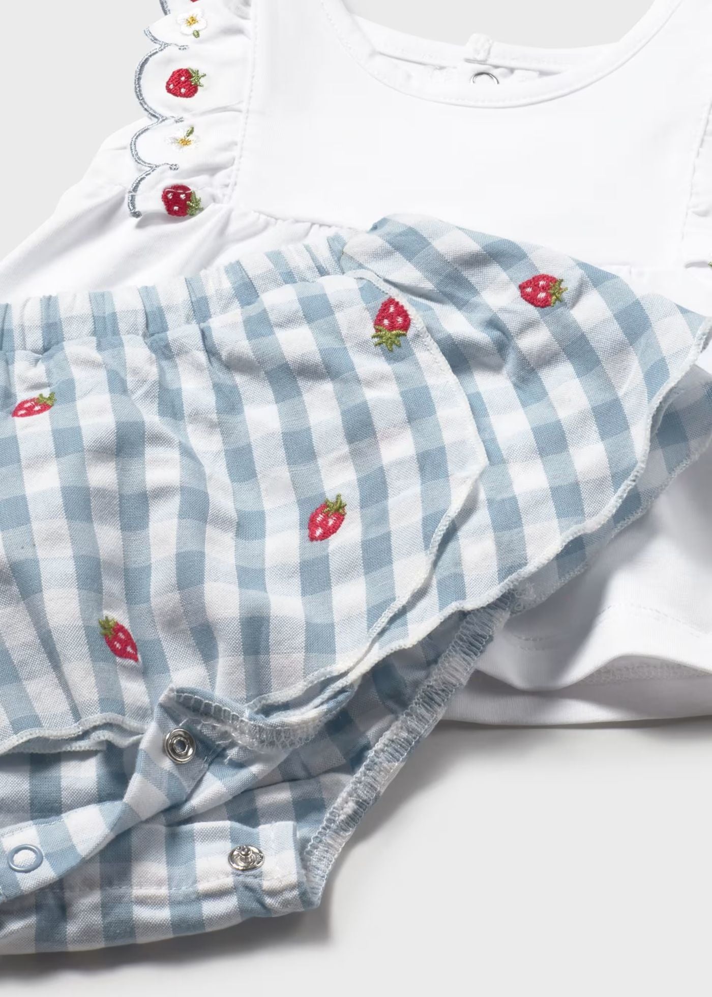 Conjunto saia e t-shirt recém nascida