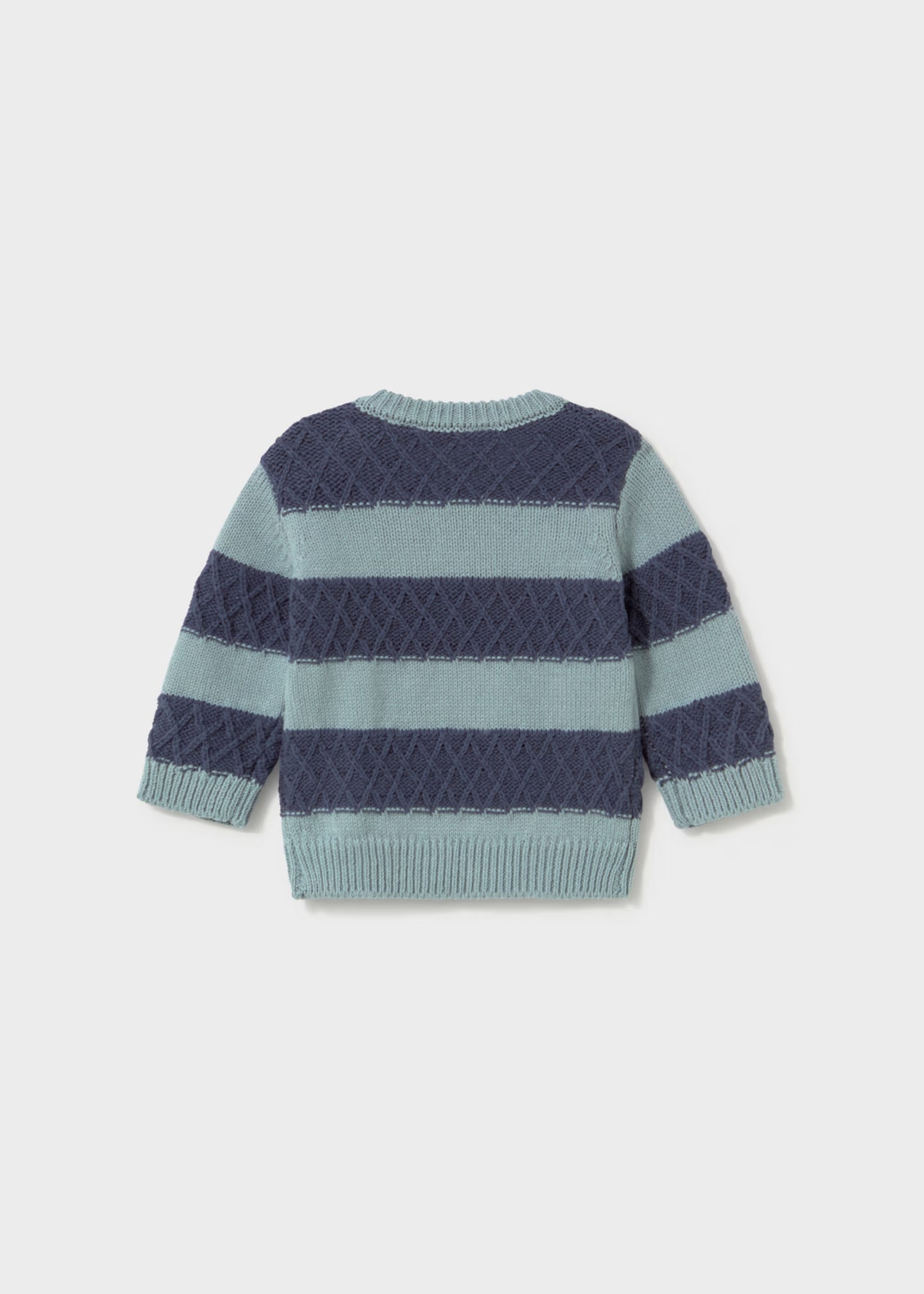 Camisola ás riscas em tricot de bebé menino, mayoral