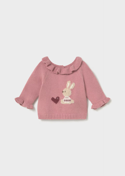 Camisola de tricot para bebé menina, mayoral