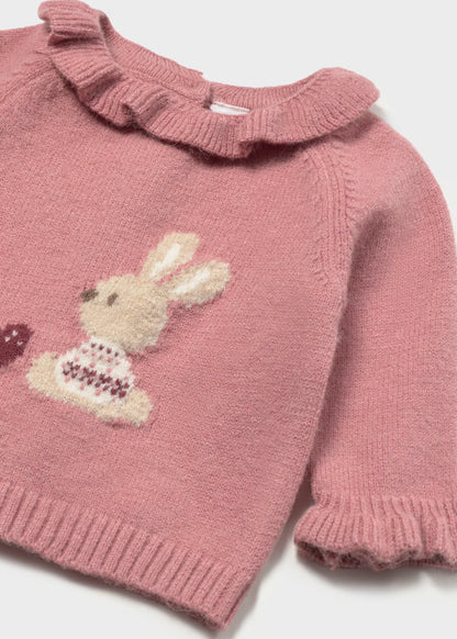 Camisola de tricot para bebé menina, mayoral